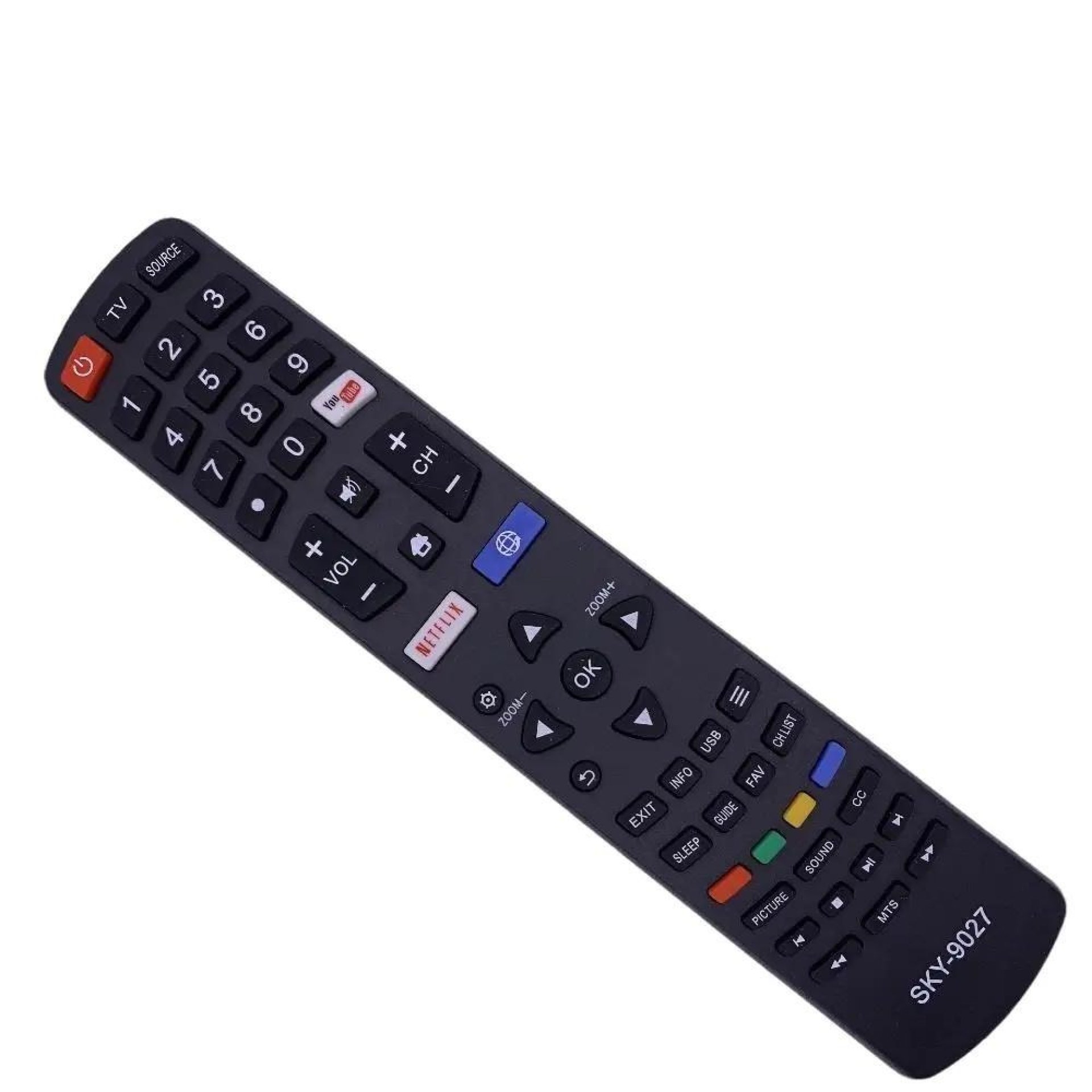 Philco Controle Remoto TV LED Smart Modelo 9027 Com Botões Especiais para Conectividade Netflix YouT
