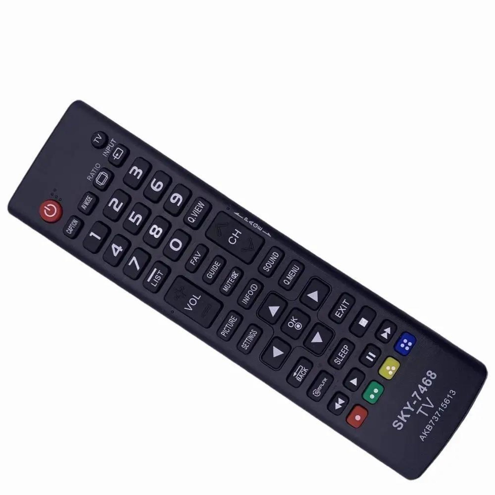 Controle Remoto Tv  Lcd Plasma Led 7468