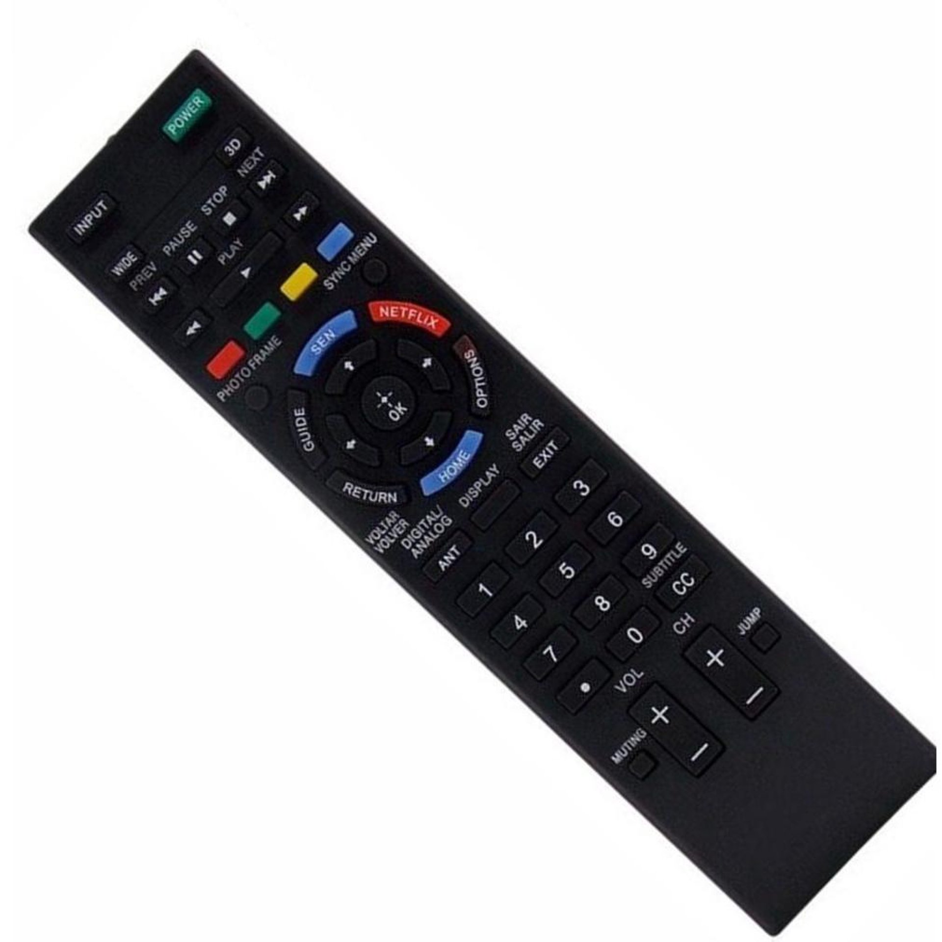 Controle Remoto Para Televisão LCD Tecla  7009