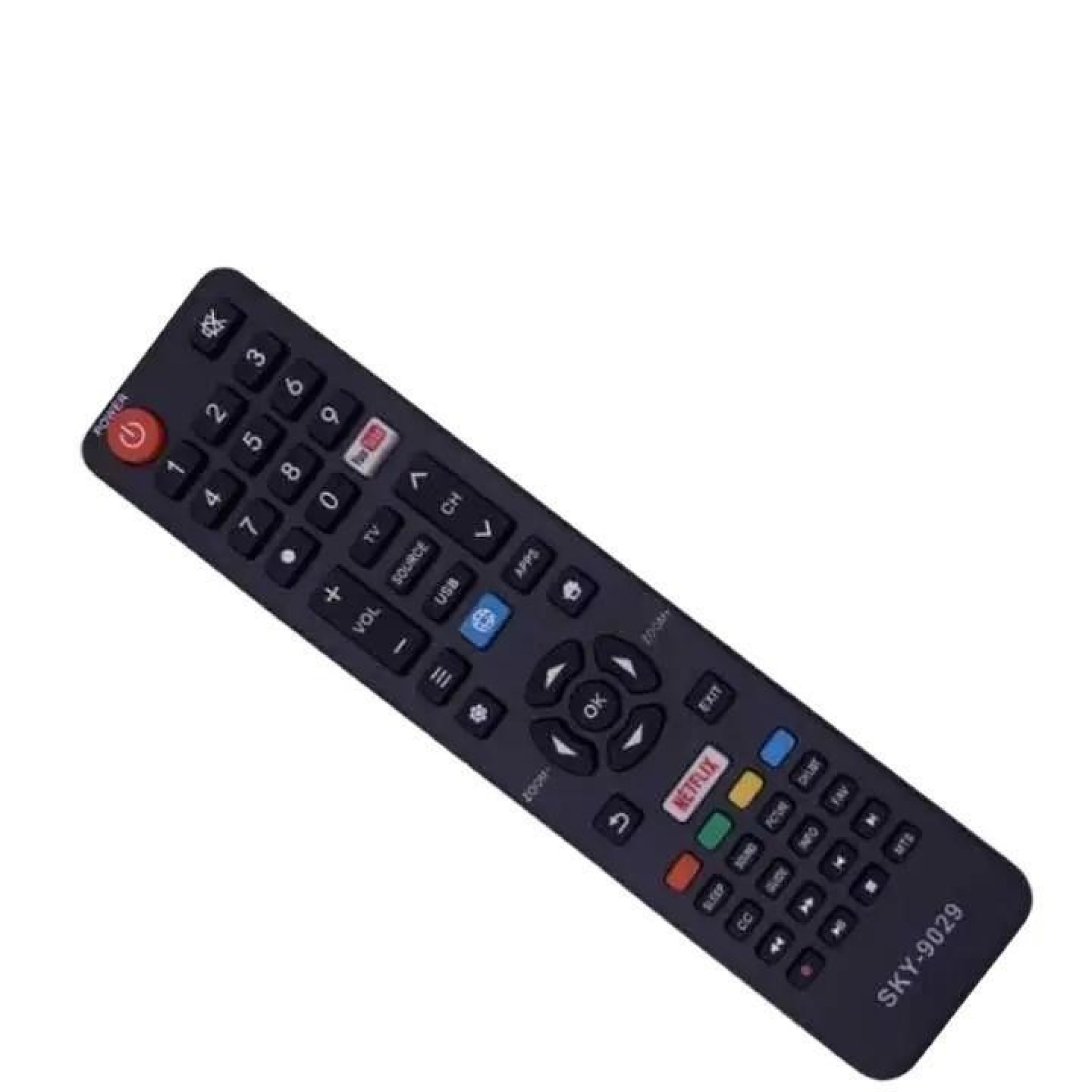 Toshiba Kit com 10 Controle Remoto TV Semp Toshiba Netflix Youtube 7255 9029 SKY-9029 Controle Unive