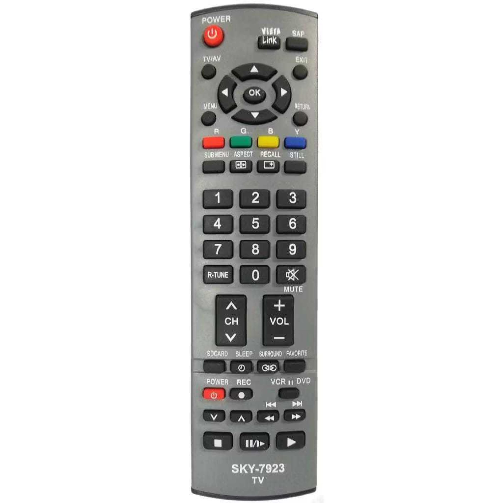 Panasonic Kit com 10 Controle Remoto 7923 TV Plasma para Substituição ou Uso Doméstico