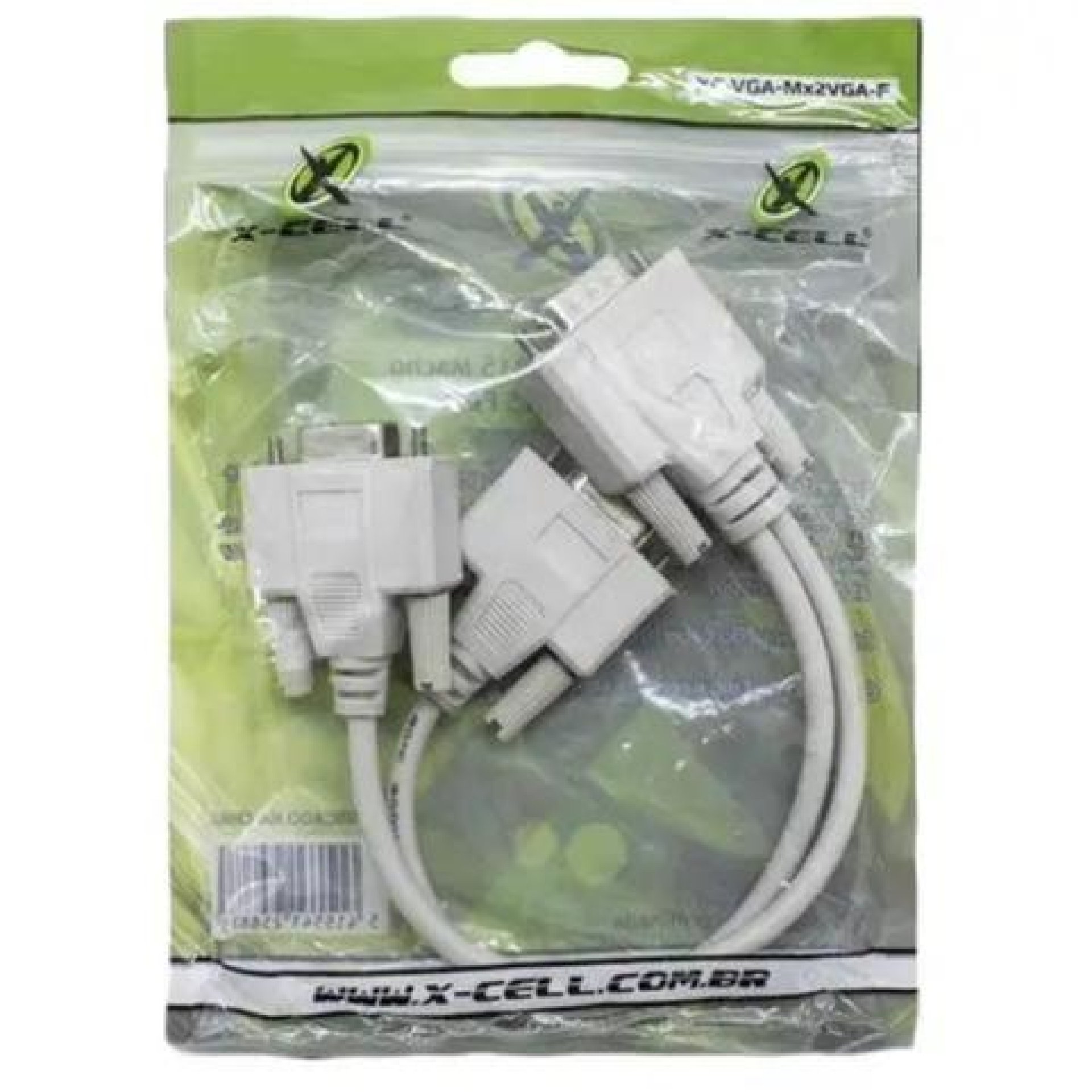 Cabo Adaptador Duplicador Vga X-cell