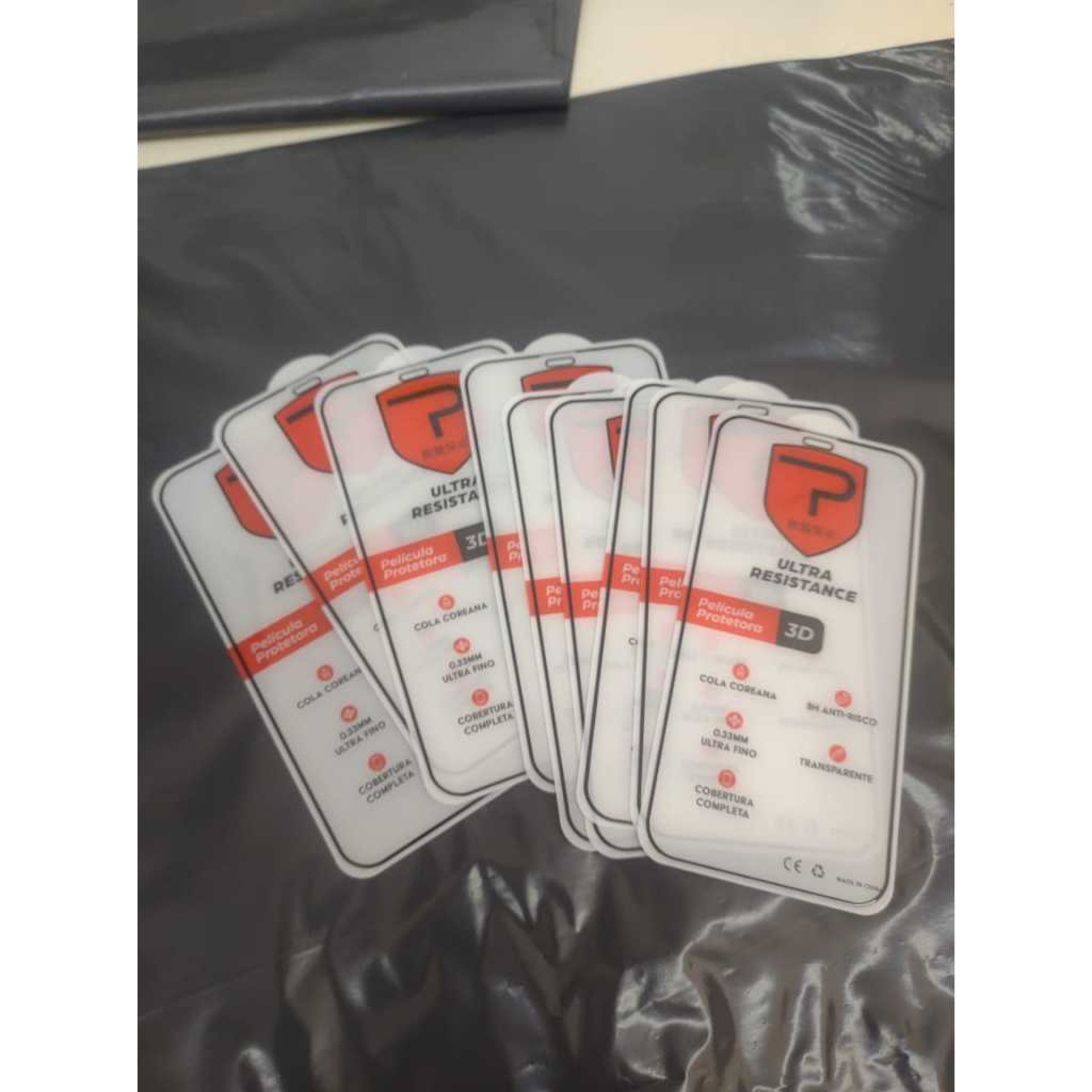 kit  100 Película protetora 3D IP 12 5.4 mini atacado