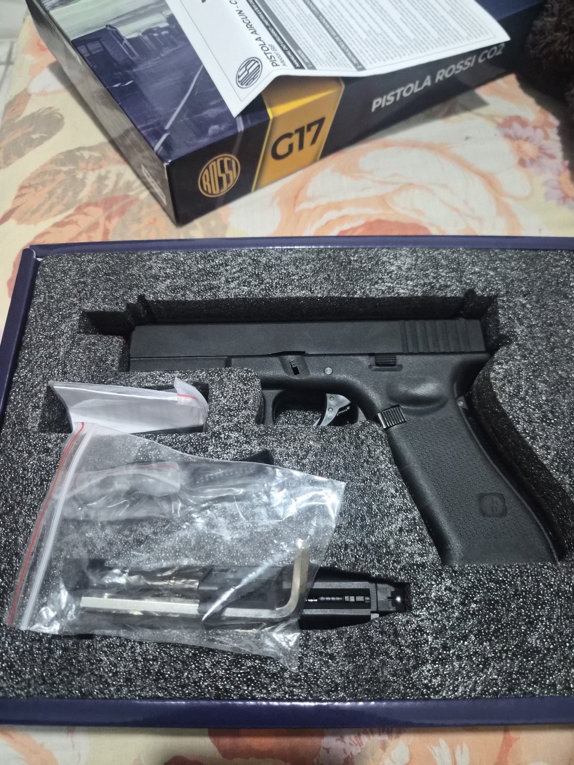 Pistola air gun 4,5 mm